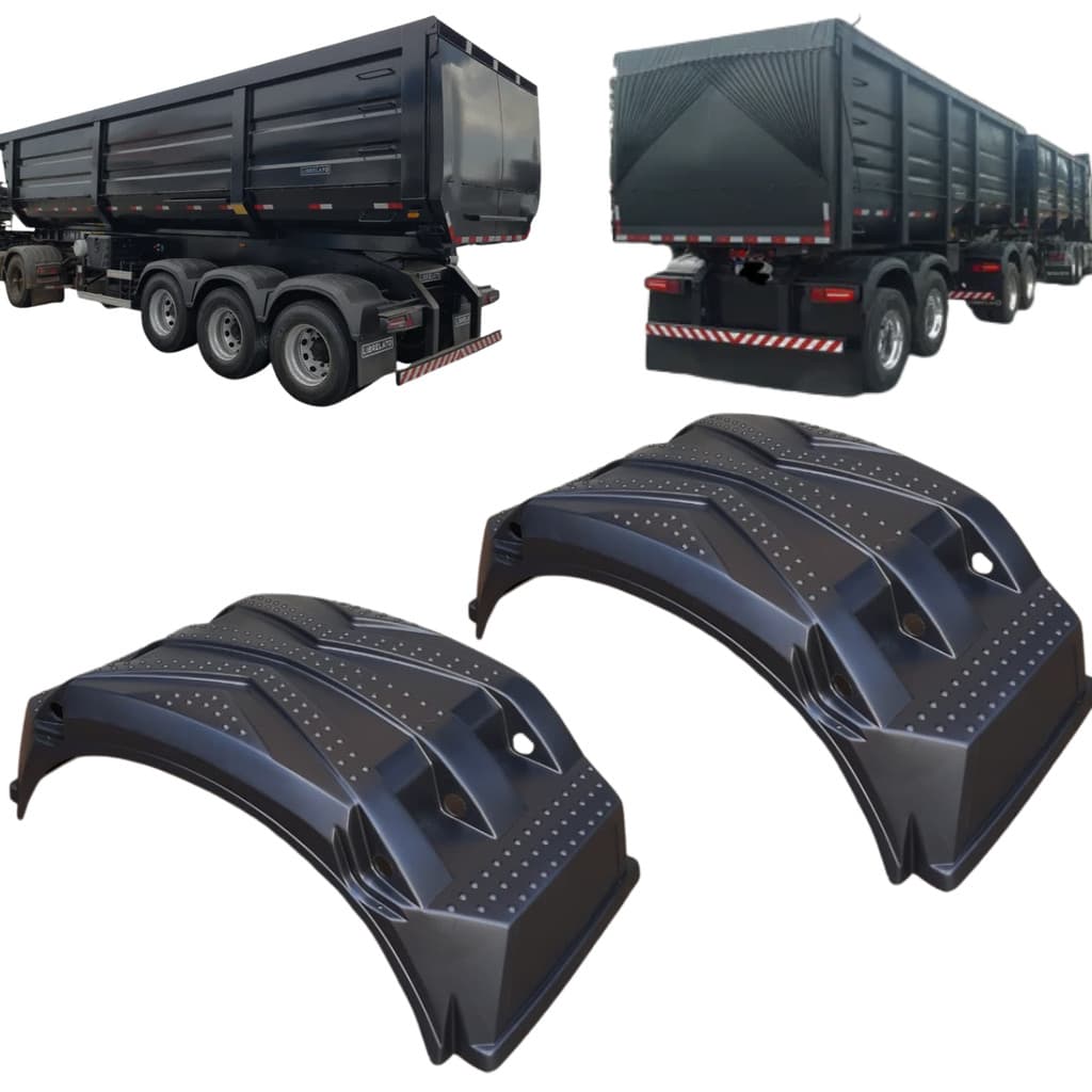Kit 2 Paralama Carreta Bitrem Librelato Moderna Universal
