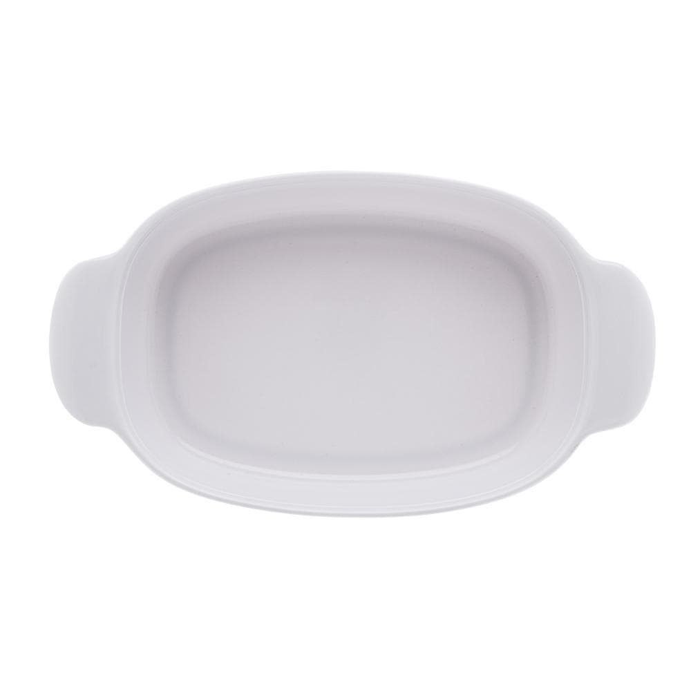Travessa Oval Lyor Milão de Melamina Branca 32cm